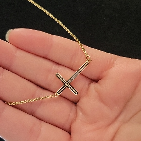 Cross necklace cz IBB - Picture 3 of 6